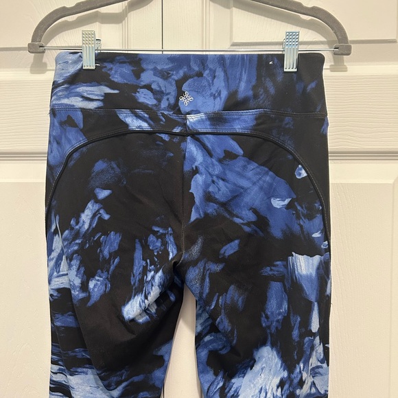 Simply Vera Wang Leggings Womens Small Blue Mid-Rise Yoga Athleisure. - Picture 4 of 5